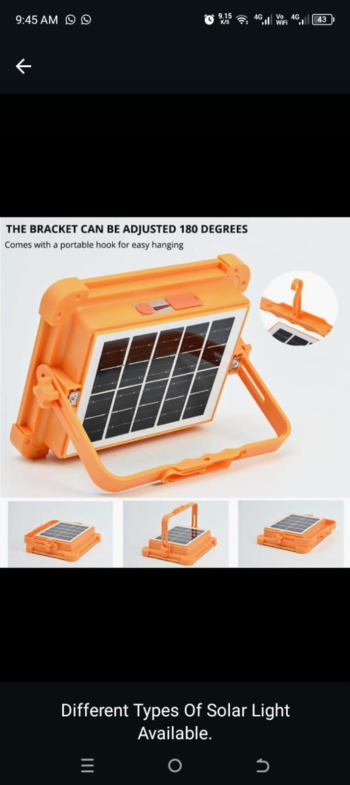 Chargeable by Soler and electricity light